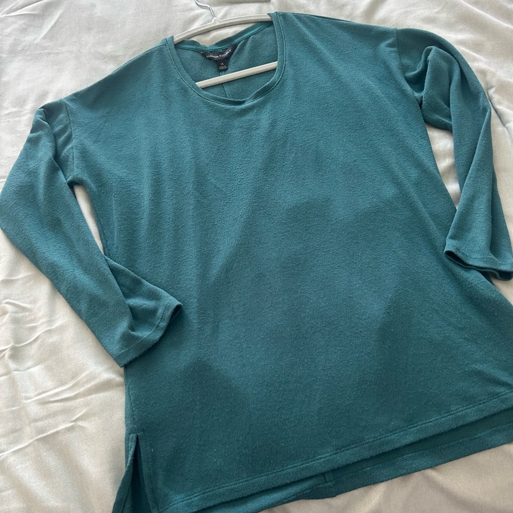 Banana Republic Teal Women's Sweatshirt
